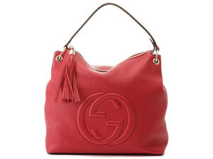 Gucci Soho shoulder bag red leather